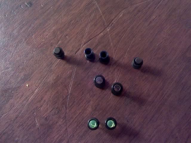 sizes of ear gauges. These are 6 gauge tapers which