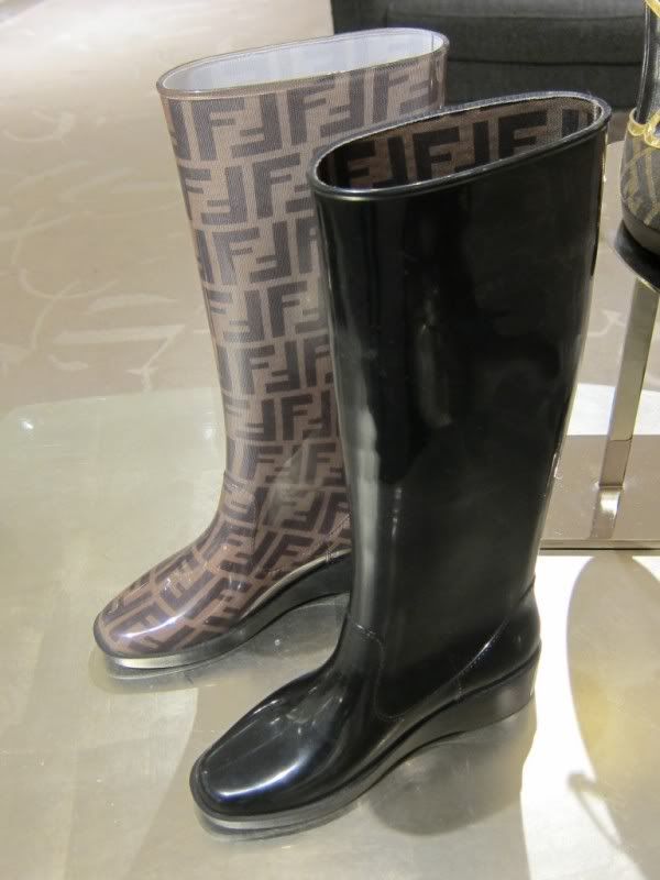 fendi wellington boots