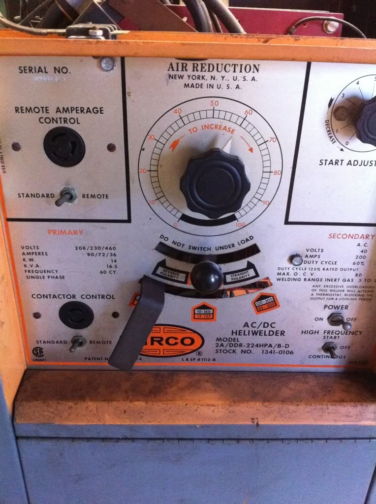 poor arc starting. Miller 330 A/BP