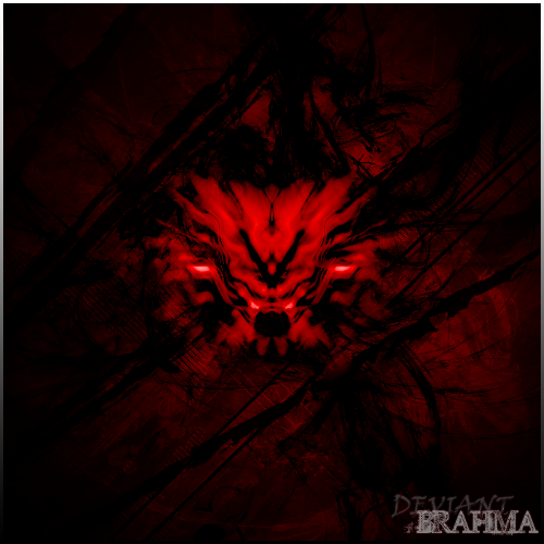 red abstract wallpaper. abstract devil wallpaper.