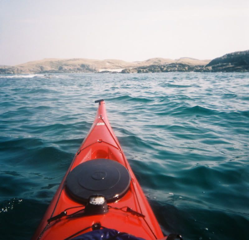 Looking for a way into the Beach on the west coast of Coll