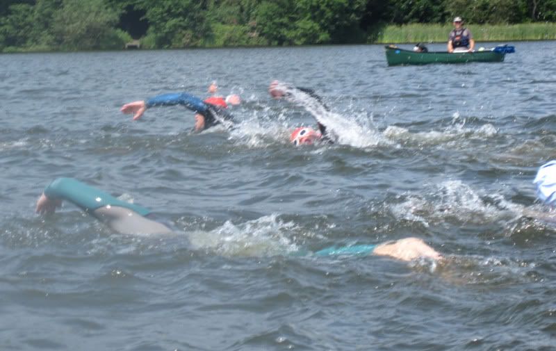 Swimming in great style, well done.