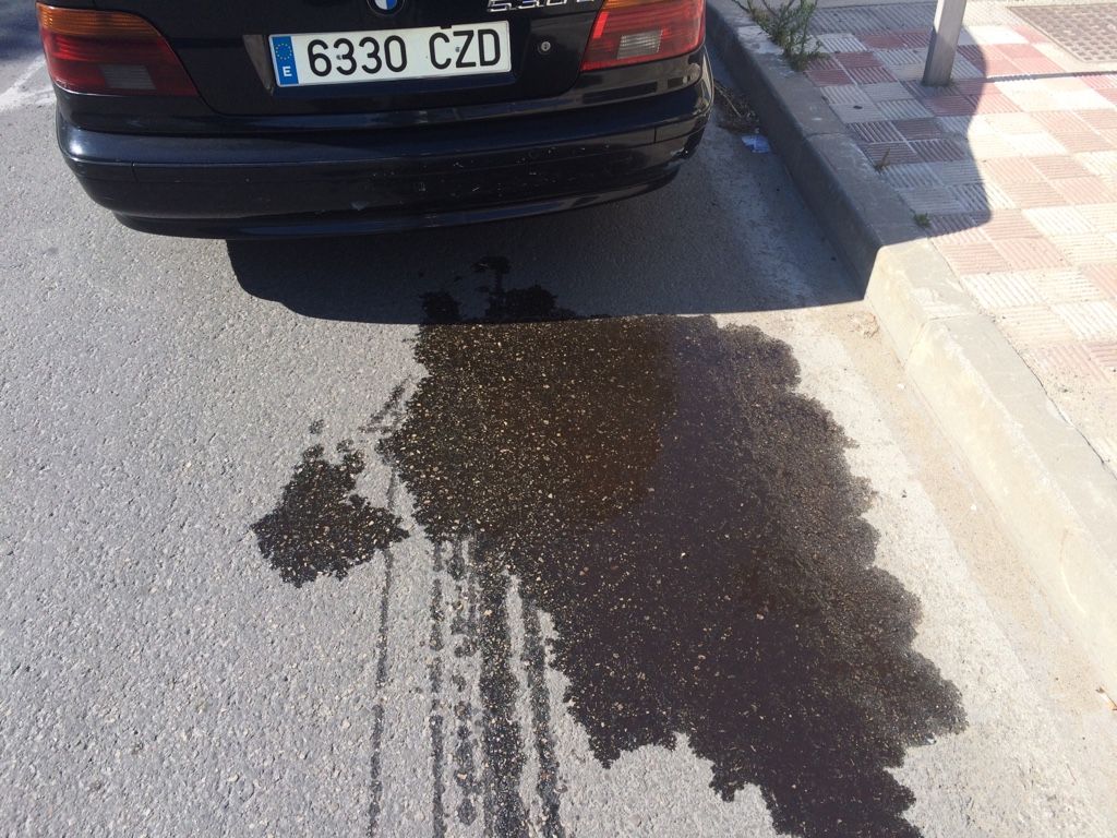 Que significa "perder aceite"?