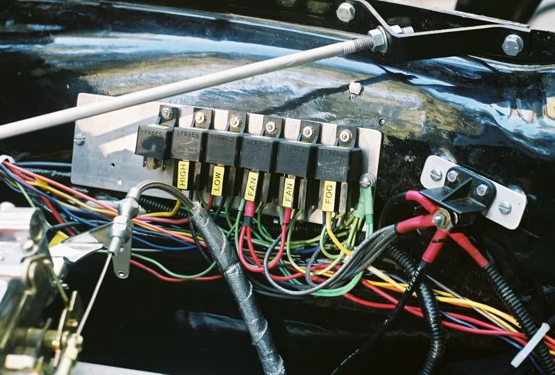 Relay Bank On Our 3104, Two Fan Circuits And One Ea. Hi, Low, Beam, And