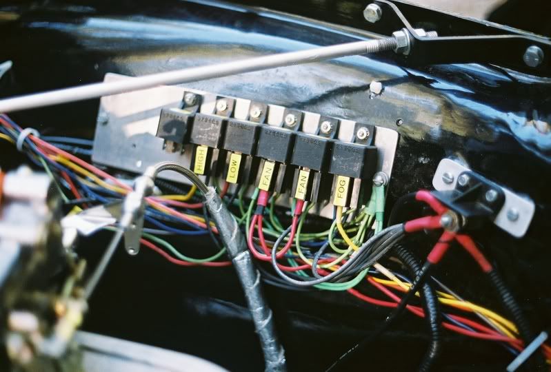 Relay Bank On Our 3104, Two Fan Circuits And One Ea. Hi, Low, Beam, And