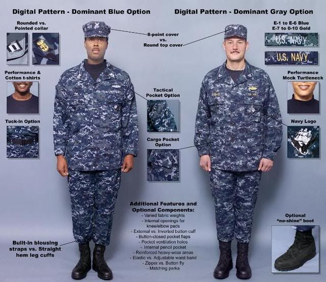 Norfolk rollout of new Navy Working Uniform (NWU) draws a crowd Norfolk rollout of new Navy Working Uniform (NWU) draws a crowd
