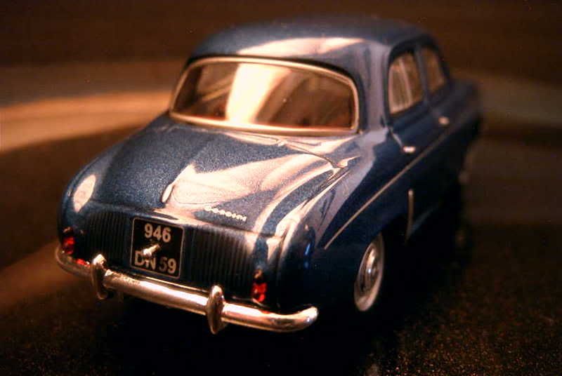 Model Renault Dauphine Event 1958 Monte Carlo rally driven by Guy 