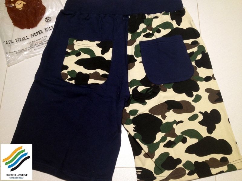 bape shark short pants