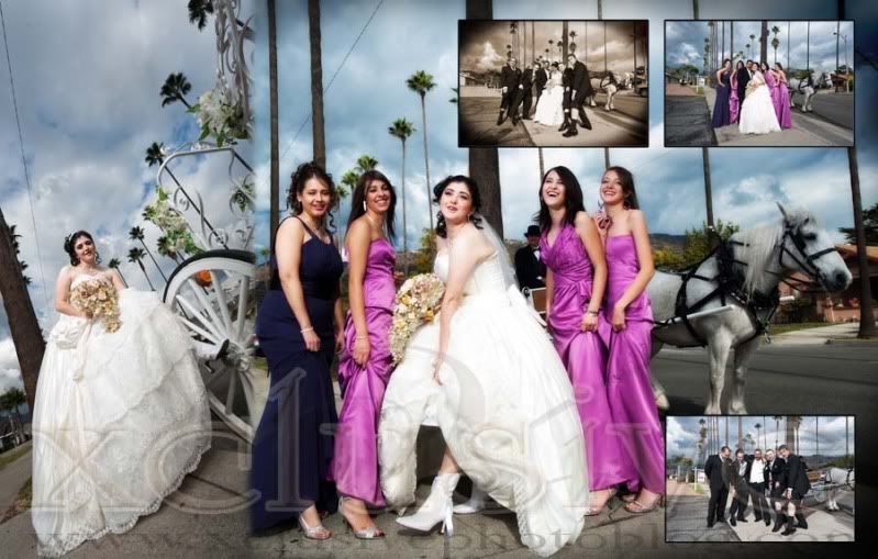 Wedding and Quinceanera flash mount photo album,boda