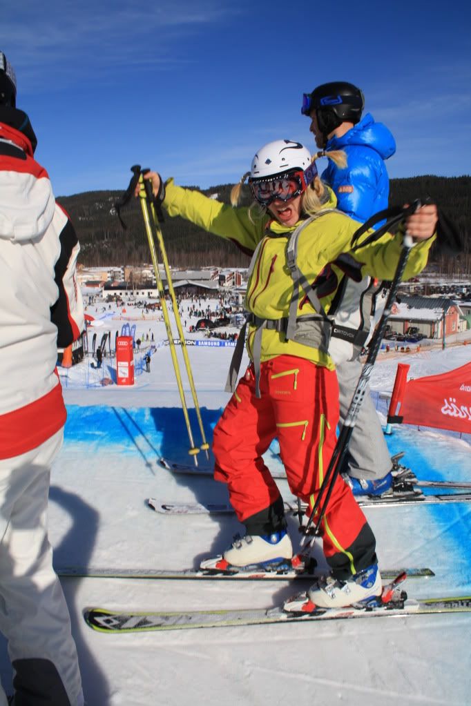 ingrid på ski