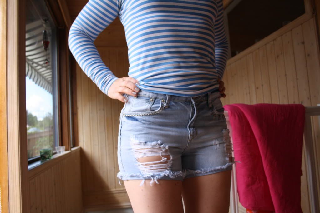 hjemmelaget nagleshorts