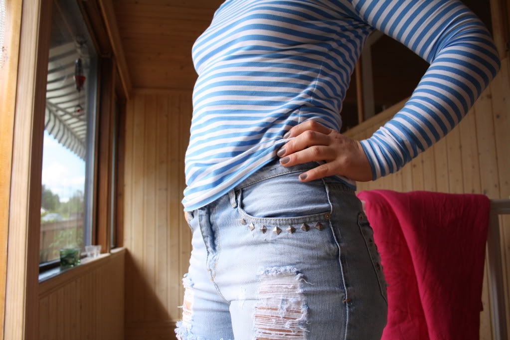 hjemmelaget nagleshorts