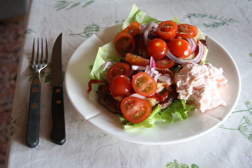 lchf hamburger