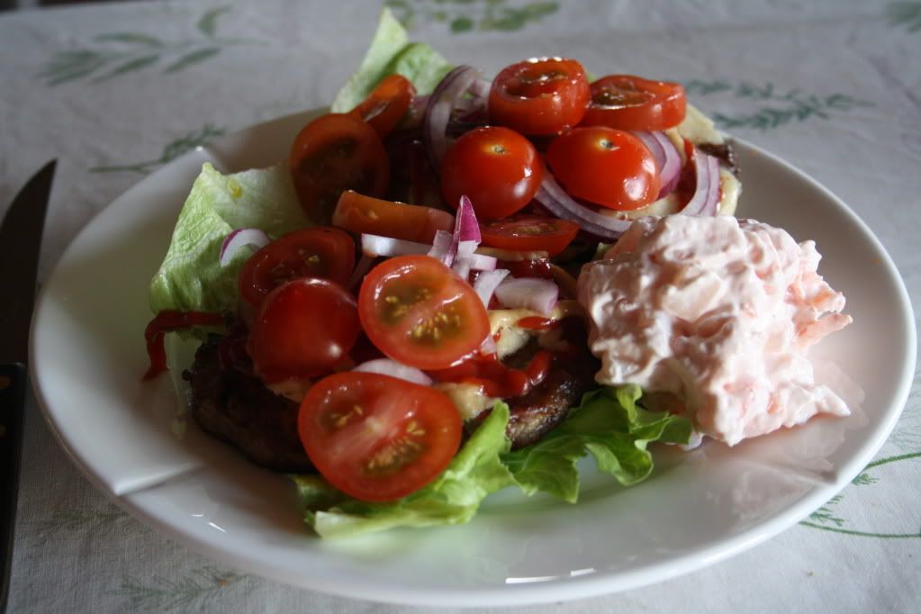 lchf hamburger
