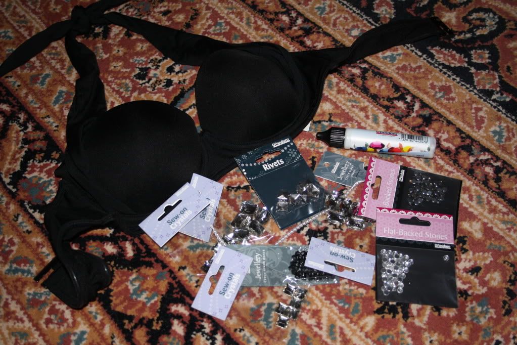 jeweled bikini home made
