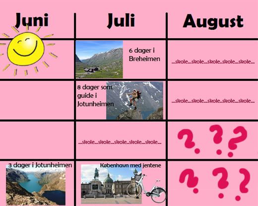sommerferie planer