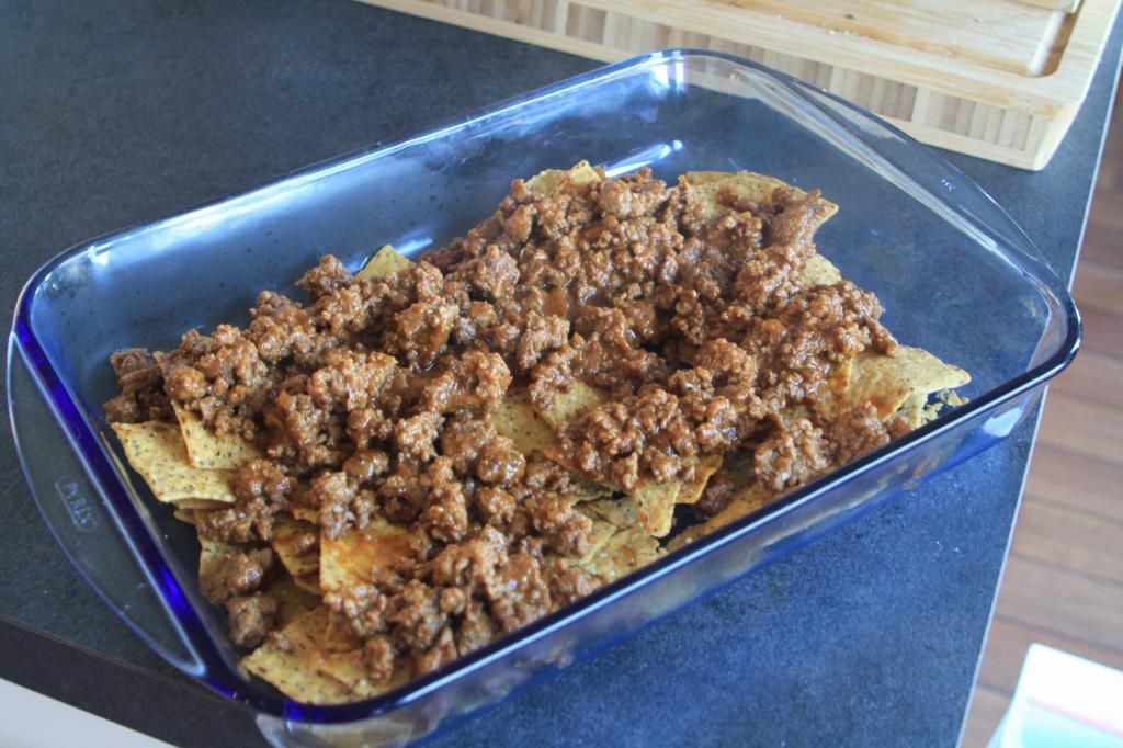tortillachips med kjøttdeig