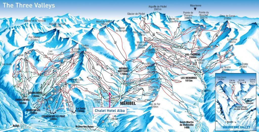 skiferie meribel