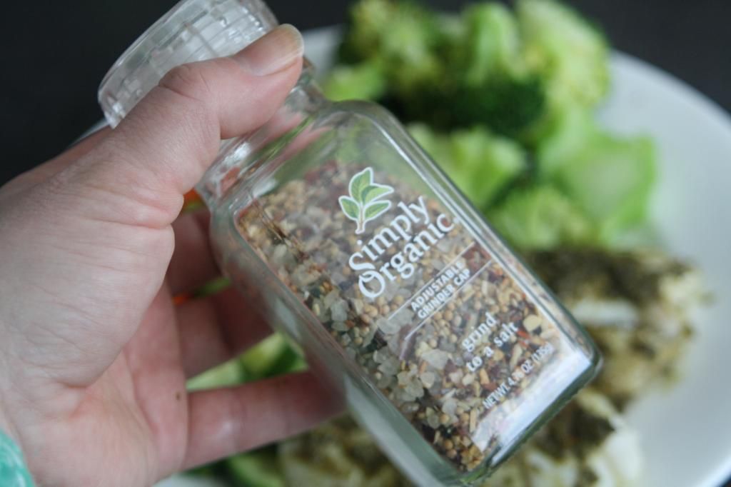 torsk og pesto