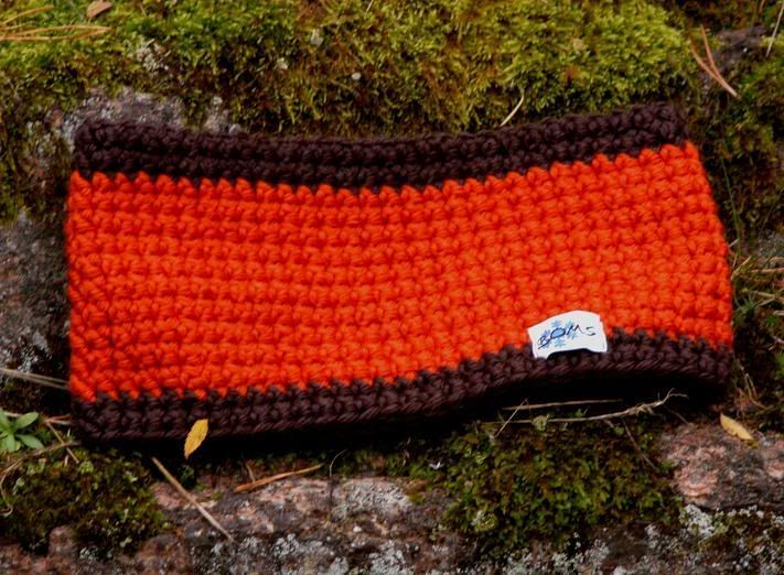 heklet ull pannebånd norsk design