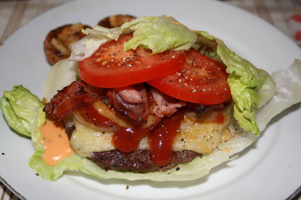 lchf cheeseburger