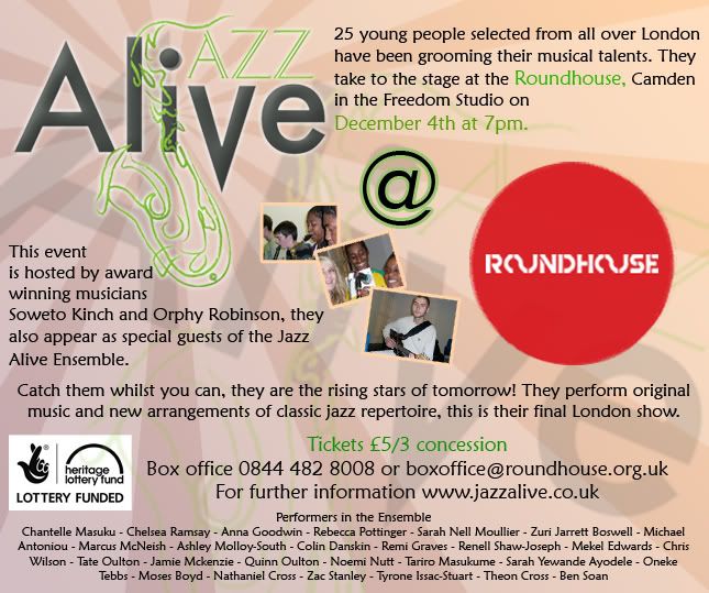 jazz alive back side poster