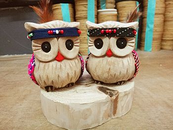 日月潭吉祥物--貓頭鷹