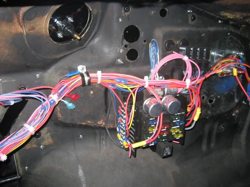 engine bay wiring hiding....