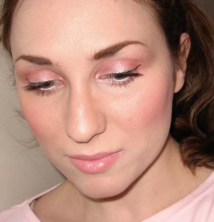 Eyes: MAC Canton Candy, Lily Lolo Golden Pink, Lily Lolo Pink Champagne, MAC Paradisco, MAC Goldbit, MAC Lily White, Manhattan JT, HR Lash Queen - cherryblossom1-1