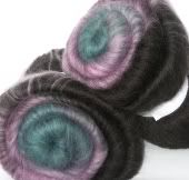 "Purple Cyclamen" set of superwash merino batts, 4oz ~Spinner's Throwdown!~