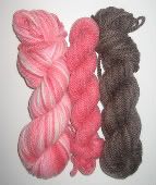 ~Sale~ "Striped Flamingo" Cestari Fine Merino mini skein set