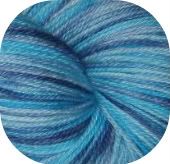 "Tropical Waters" on 100% Superwash Merino sock yarn