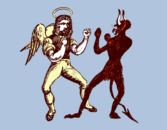 Jesus Vs. Satan [bg: Lightsteelblue] gif by CryTillMyEyesBleed ...