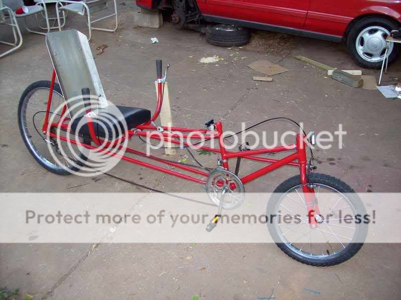 Recumbent Bike Bicycle PLANS build your own Trike Tall  