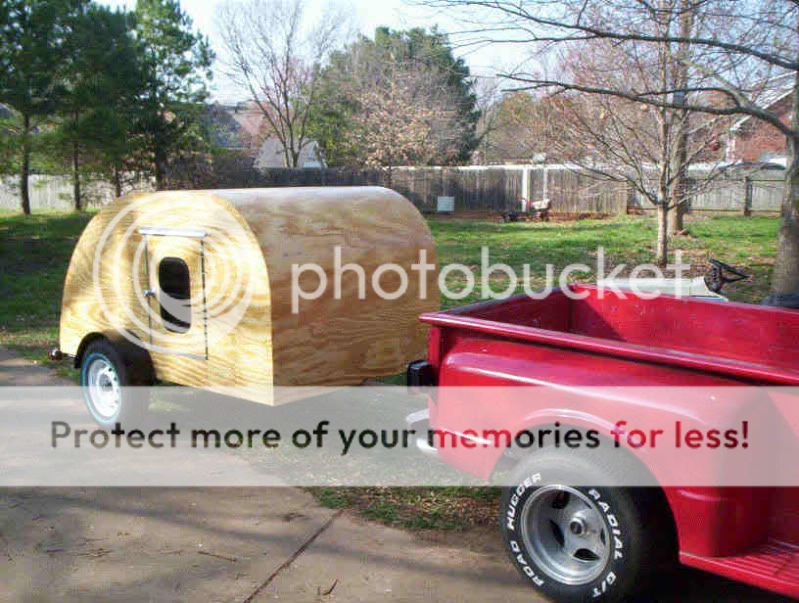 My finished 5 ft by 8 ft Teardrop Camper costs me about $600 . and 