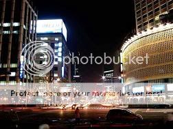 Nightview of Seoul street