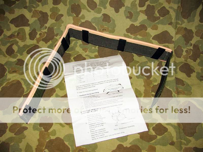 Schweißband / Headband für PASGT Helm   NEW VELCRO TYPE   US USMC