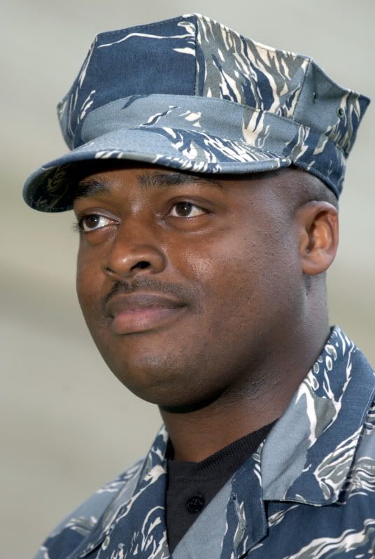 USAFBlueTigerStripeBlackShirt6PointedCap