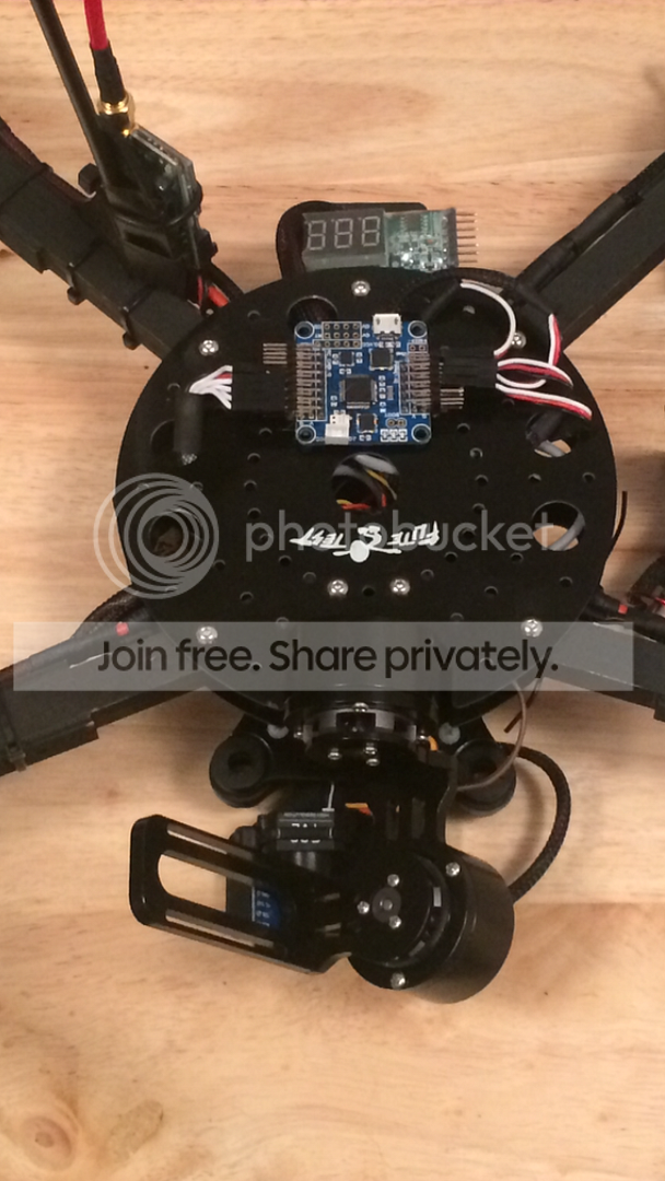 Electro Hub Frame,APM 2.6 w/GPS, brushless gimbal, motors/ESC combo ...
