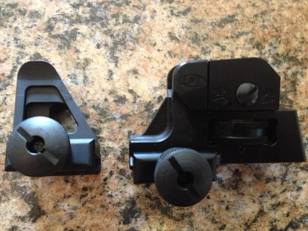 LMT Fixed Sights Front and Rear - AR15.COM