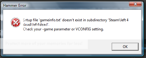 Setup file gameinfo txt doesn t exist in subdirectory hl2 что делать